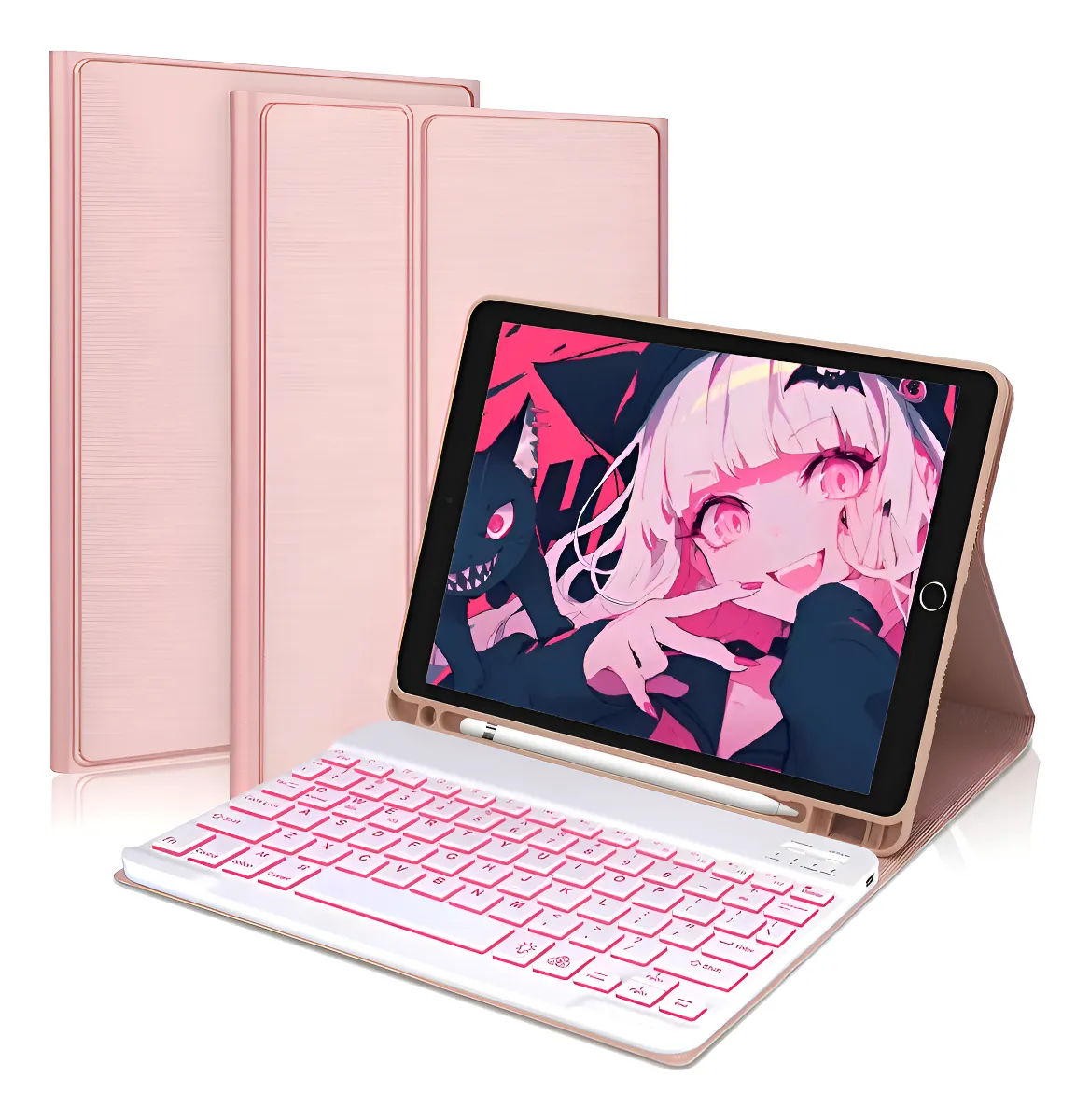 Tampa + Teclado Iluminado Para iPad Pro12 12,9 Polegadas - Imagem 15