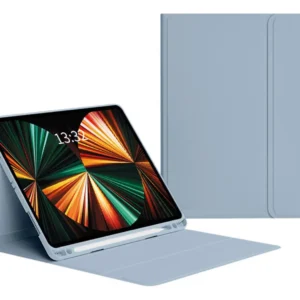 Capa Smart Magnética Dobrável Para iPad 9/8/7/air 3/pro10.5 Cor Névoa Azul
