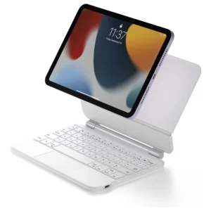 Capa De Teclado Mágico Magnético Para iPad Pro11/air4,air5 Cor Branco
