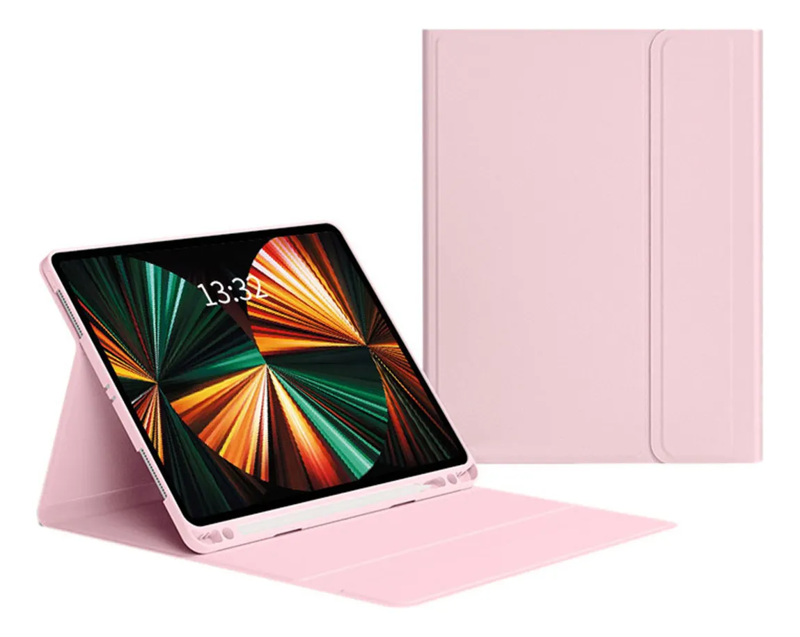 Capa Smart Magnética Dobrável Para iPad 9/8/7/air 3/pro10.5 Cor Céu Azul - Imagem 5