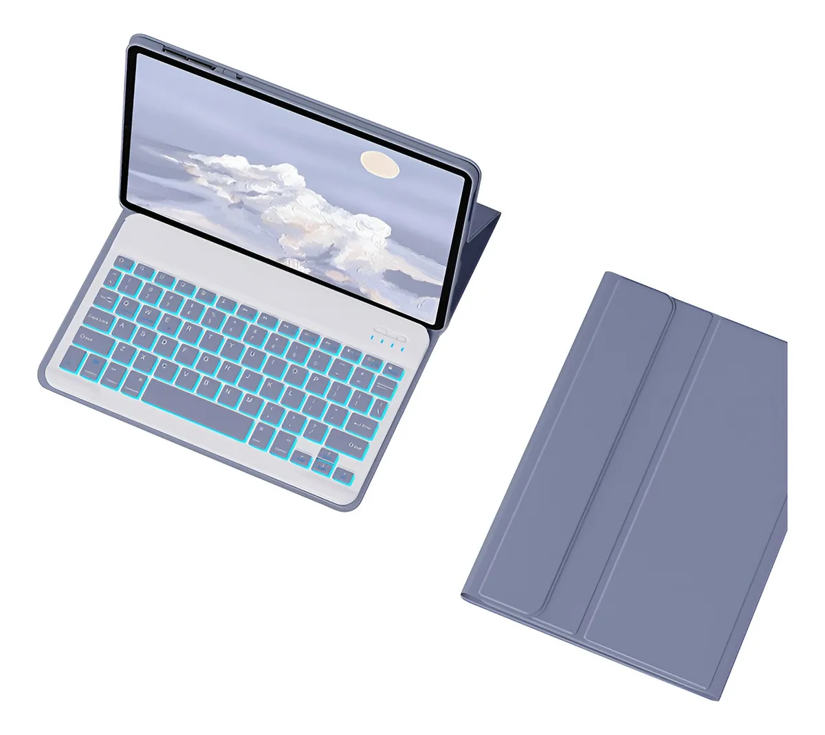 Tampa + Teclado Iluminado Para iPad Pro12 12,9 Polegadas - Imagem 12