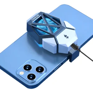 Dy08 Cooler Modelo Plug-in Silencioso Portátil Para Celular Cor Plug-in Dy08 Modelo Preto E Branco Cores Contrastantes