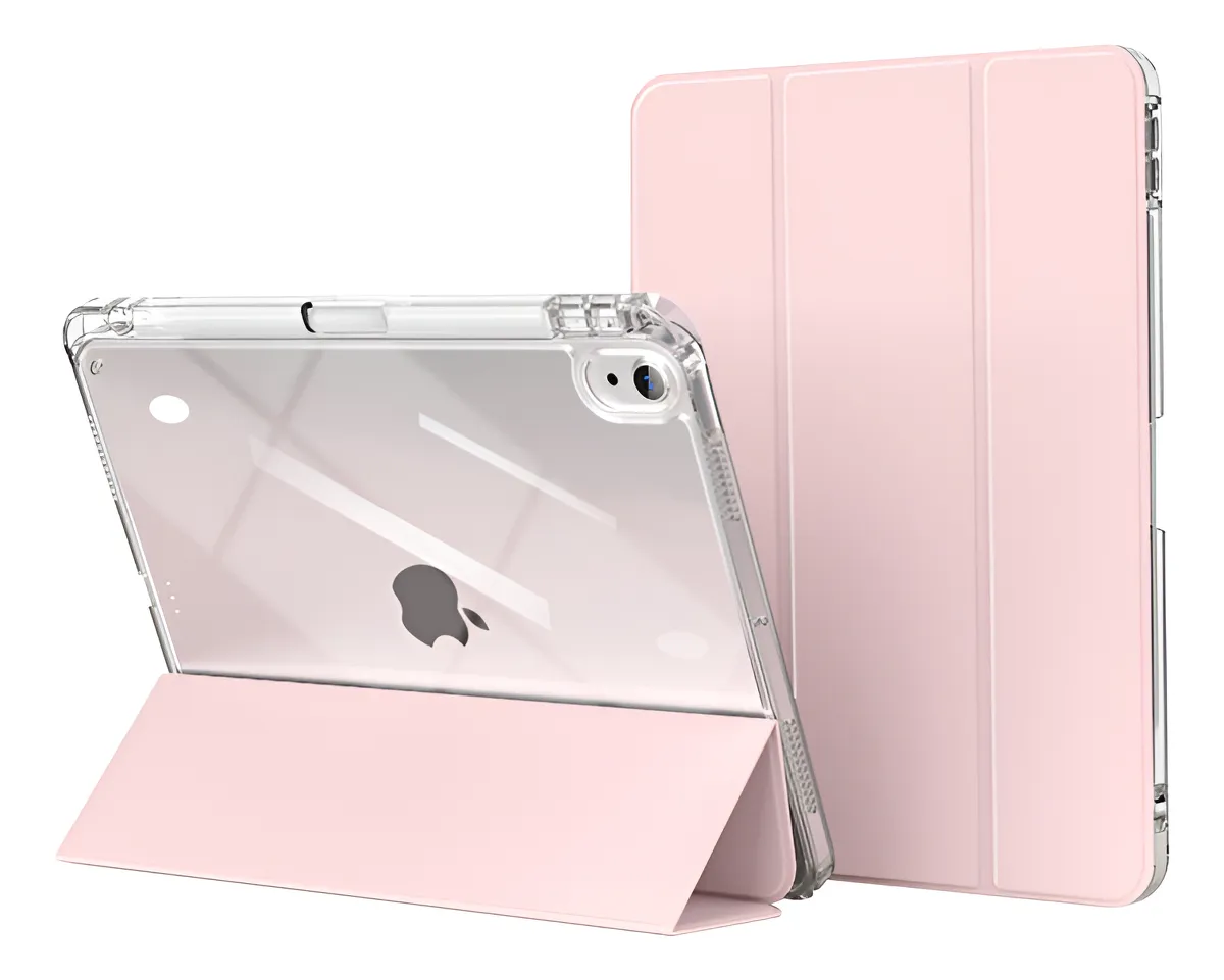 Capa Protetora Anti-queda E Anti-amarela De Airbag Para iPad Cor Talco De Bebê (transparente)
