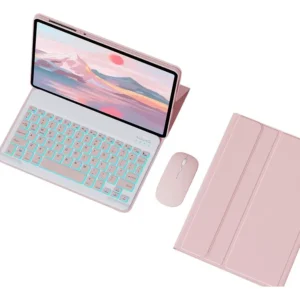 Retroiluminados Teclado+mouse+capa Para iPad 9ª/8ª/7ª