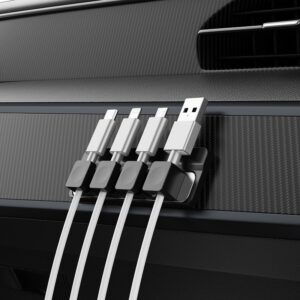 in stock cross-border data line magnetic suction clip holder desktop nail-free self-adhesive buckle cable tie storage winder