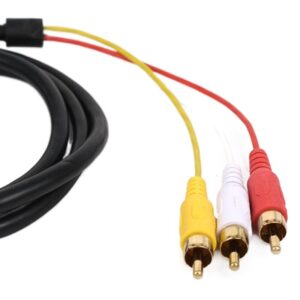 HDMI to Av Color Difference Cable HDMI to 3Rca Red, Yellow and White Audio Video Cable Factory HDMI to 3Rca