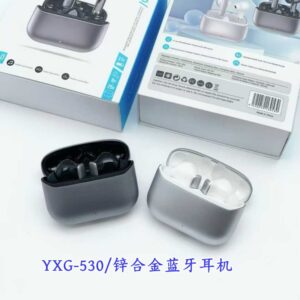 Fone de Ouvido Bluetooth New Yxg-530 Transfronteiriço True Wireless Liga de Zinco Estéreo Inteligente Baixo Consumo de Energia Tipo Intra-auricular