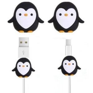in stock cartoon Apple charging cable anti-break solid device silicone bite data cable protective sleeve bite device