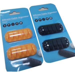suit Soft Silicone Wire Wrapper Data Cable Protector Solder Wire Wrapper Desktop Storage Headset Clip